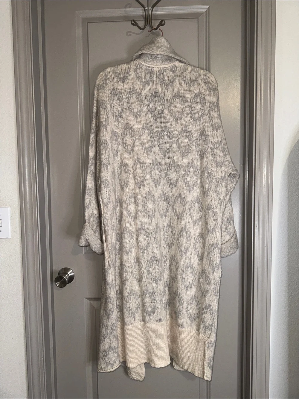 NWOT - Free People - Like a Diamond Sweater Coat in Icy Diamond ❄️
